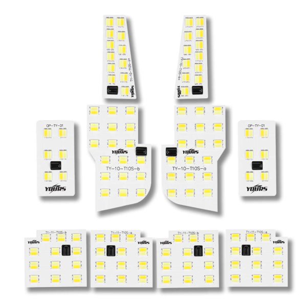 YOURS Y29-3953 [2] 2 Color 4 Level 4 Level LED TOYOTA VELLFIRE ALPHARD 30 Series AYH30W AGH35W GGH35W GGH35W DEDICATED LED ROOM Lamp Set (with Special Tools) Online
