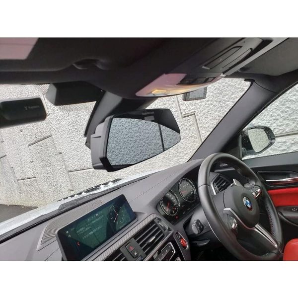 Studie Ag SUPER WIDE WIDE ANGLE REAR VIEW MIRROR Wide Anglia View Mirror Logo (Logo: Studie BMW Tuning) 18 3 ~ Genuine ETC Mirror Car (excluding I3 I8) Chrome EMST4CR Sale - Image 2