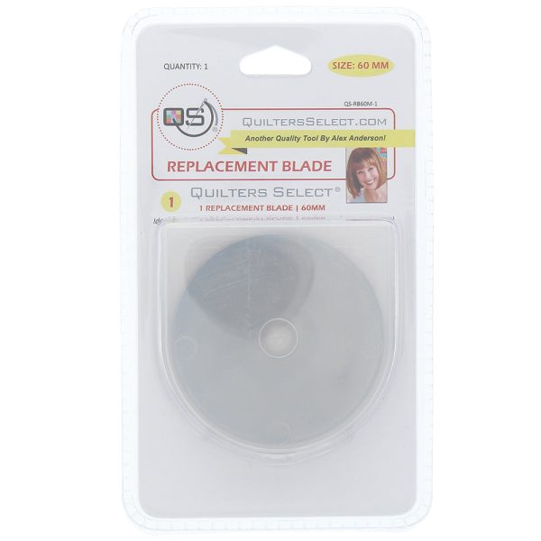 60mm Rotary Blade - 1pk - Quilters Select Cheap - Image 2
