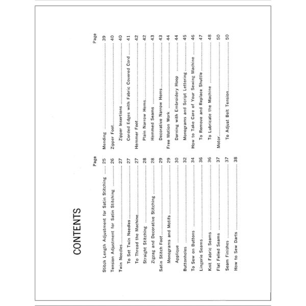 Singer 224U Instruction Manual Cheap - Image 3