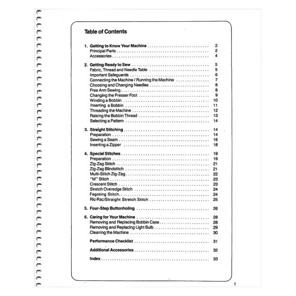 Singer 6233 Instruction Manual Supply - Image 2