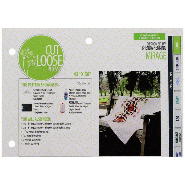 Cut Loose Press, Mirage Quilt Pattern Online Hot Sale - Image 3