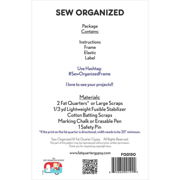 Sew Organized Pattern and Frame For Sale - Image 4