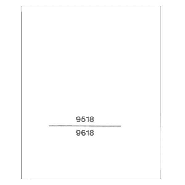 Singer 9518 Instruction Manual Discount