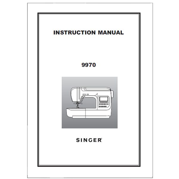 Singer 9970 Instruction Manual For Cheap