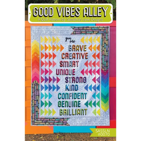 Sassafras Lane Designs, Good Vibes Alley Quilt Pattern For Discount