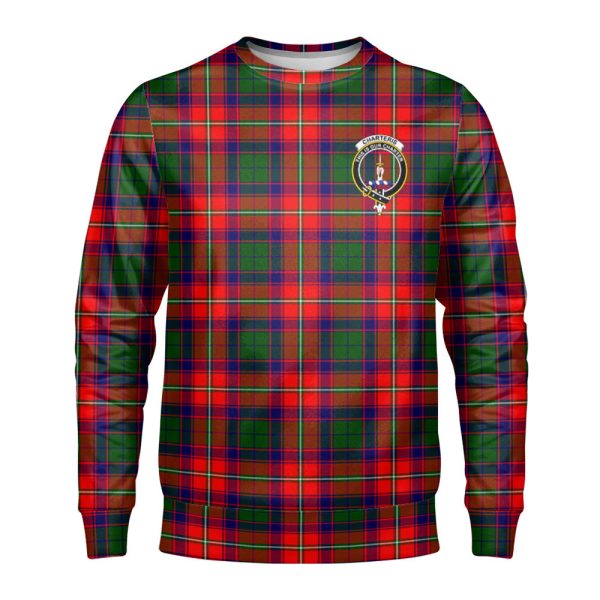 Charteris (Earl of Wemyss) Tartan Crest Sweatshirt Fashion