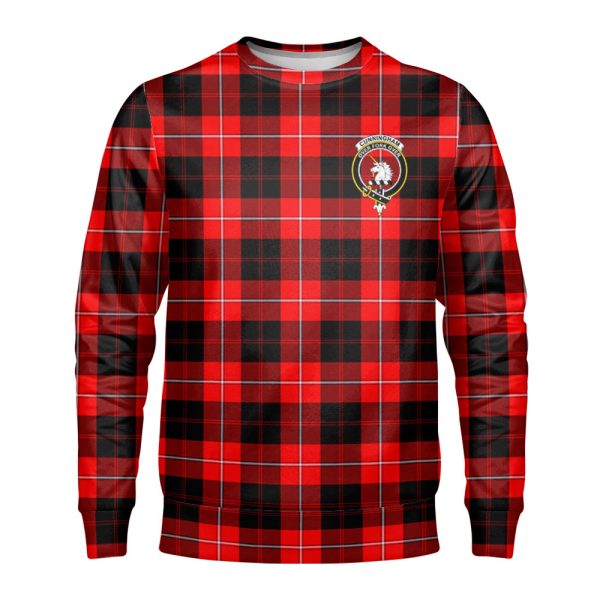 Cunningham Modern Tartan Crest Sweatshirt Cheap