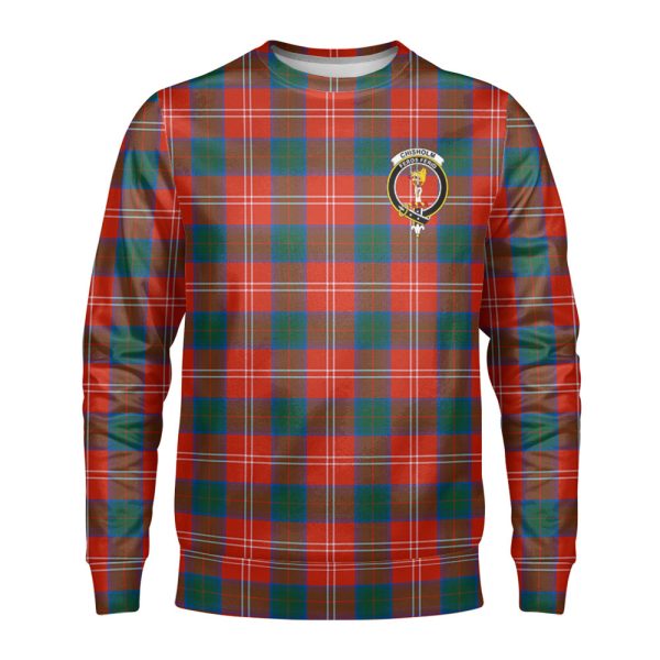 Chisholm Ancient Tartan Crest Sweatshirt For Sale