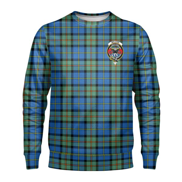 McLeod of Harris Ancient Tartan Crest Sweatshirt Online now