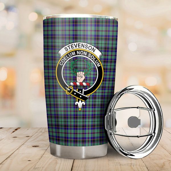 Stevenson Tartan Crest Tumbler Hot on Sale - Image 2