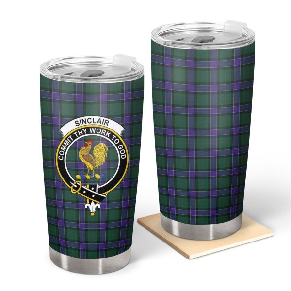 Sinclair Hunting Modern Tartan Crest Tumbler Discount