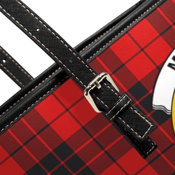 McLeod of Raasay Tartan Crest Leather Tote Bag on Sale - Image 5