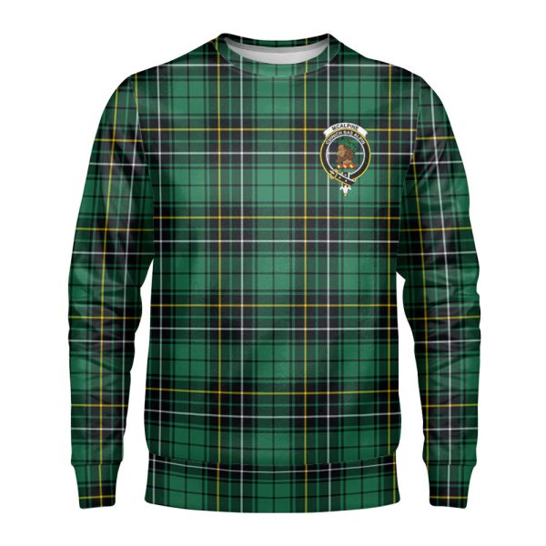McAlpine Ancient Tartan Crest Sweatshirt Cheap