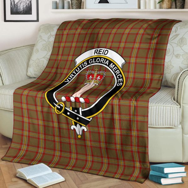 Reid Ancient Tartan Crest Blanket Cheap - Image 2