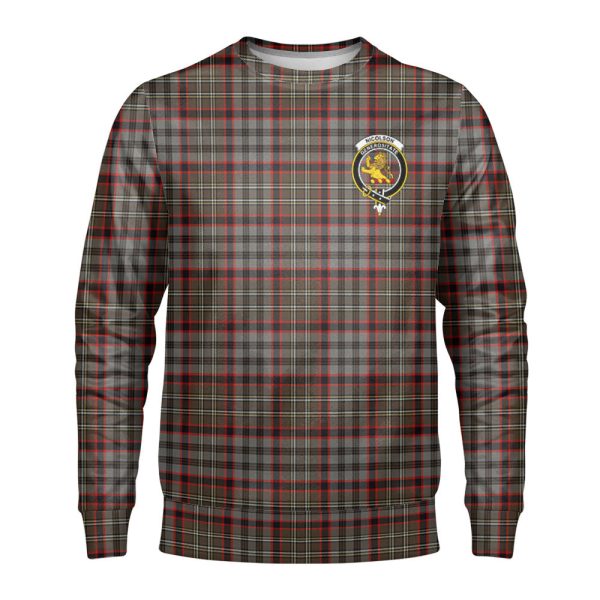 Nicolson Hunting Weathered Tartan Crest Sweatshirt Hot on Sale