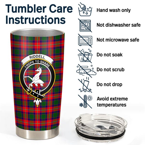 Riddell Tartan Crest Tumbler For Discount - Image 4
