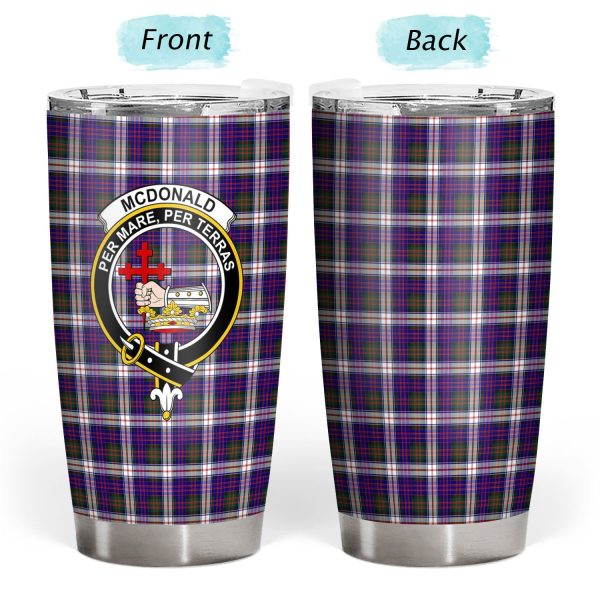 McDonald Dress Modern Tartan Crest Tumbler For Discount - Image 3