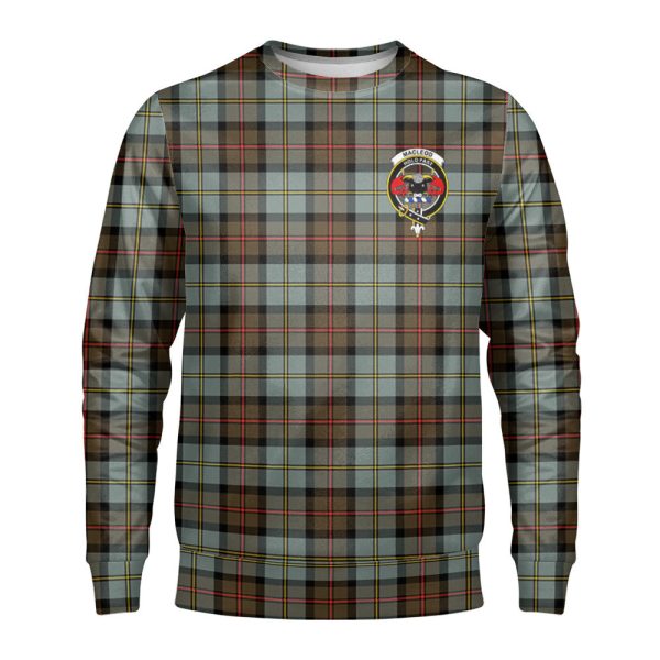 MacLeod of Harris Weathered Tartan Crest Sweatshirt on Sale