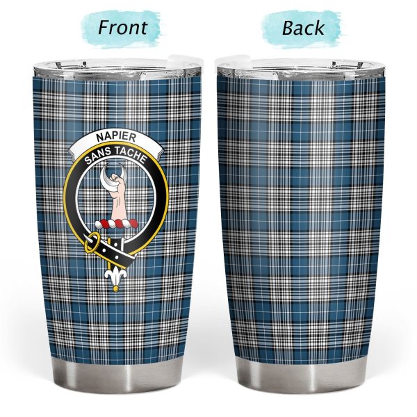 Napier Modern Tartan Crest Tumbler Hot on Sale - Image 3