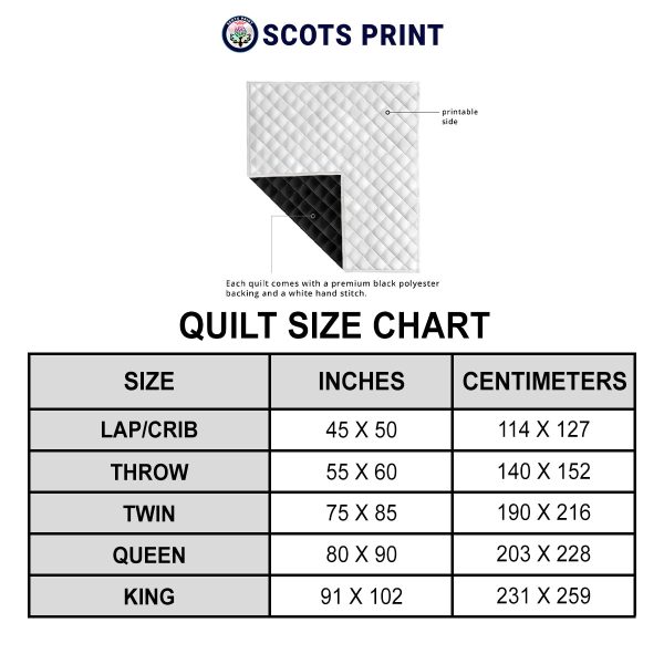 Campbell Ancient 01 Tartan Coat of Arms Quilt Fashion - Image 4