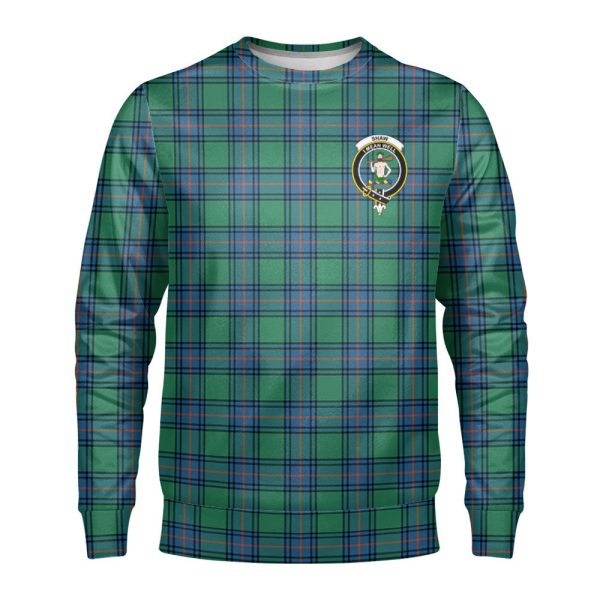 Shaw (of Sauchie) Ancient Tartan Crest Sweatshirt Hot on Sale