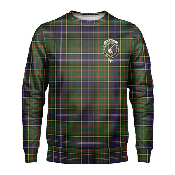MacMillan Hunting Modern Tartan Crest Sweatshirt Online Hot Sale