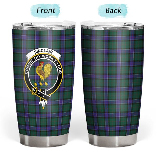 Sinclair Hunting Modern Tartan Crest Tumbler Discount - Image 3