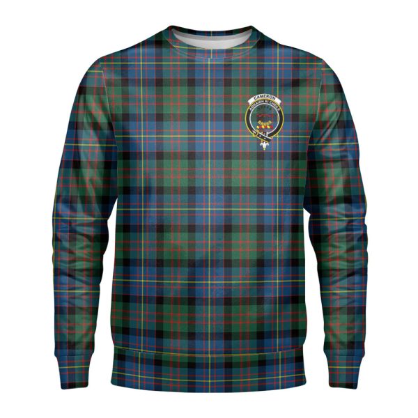 Cameron of Erracht Ancient Tartan Crest Sweatshirt Online now