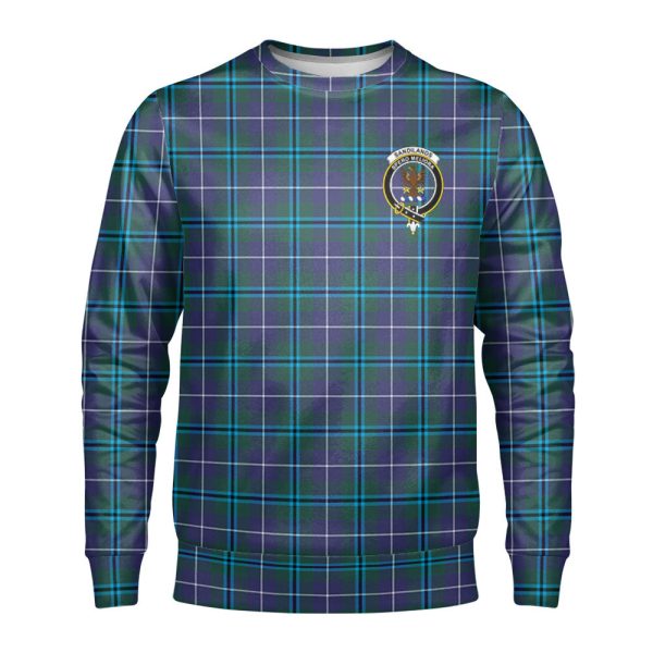 Sandilands Tartan Crest Sweatshirt Online Sale