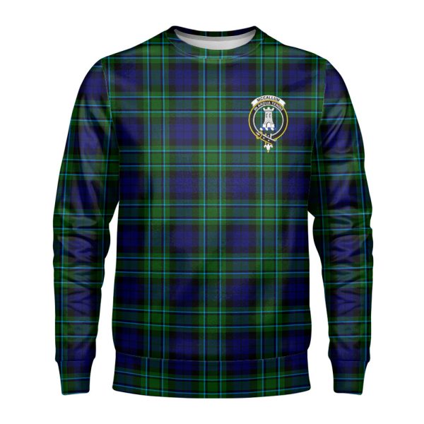 McCallum Modern Tartan Crest Sweatshirt Sale