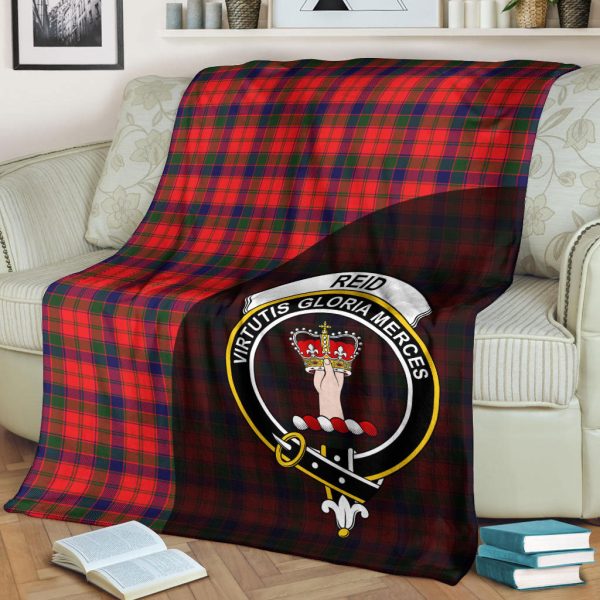 Reid Modern Tartan Crest Blanket Wave Style Cheap - Image 2