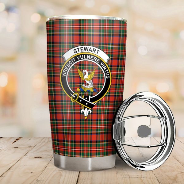 Stewart Royal Modern Tartan Crest Tumbler Online Sale - Image 2