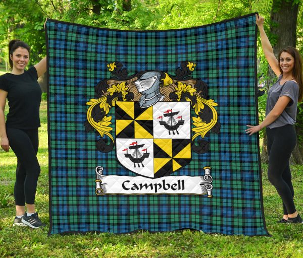Campbell Ancient 01 Tartan Coat of Arms Quilt Fashion - Image 3