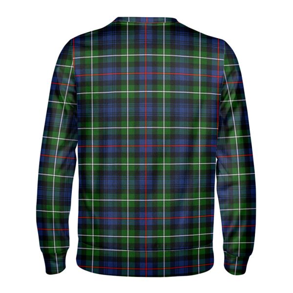 McKenzie Modern Tartan Crest Sweatshirt Online - Image 2