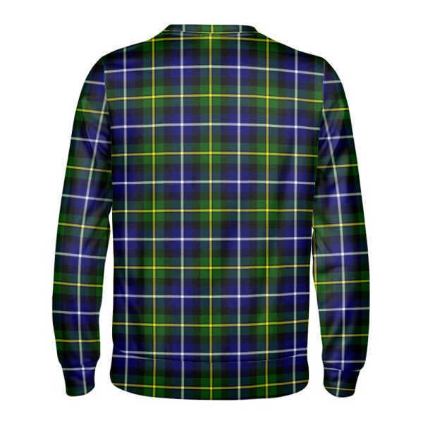 MacNeil of Barra Modern Tartan Crest Sweatshirt For Sale - Image 2