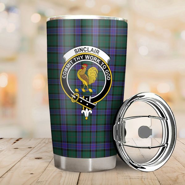 Sinclair Hunting Modern Tartan Crest Tumbler Discount - Image 2