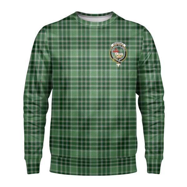 McDonald Lord of the Isles Hunting Tartan Crest Sweatshirt Hot on Sale