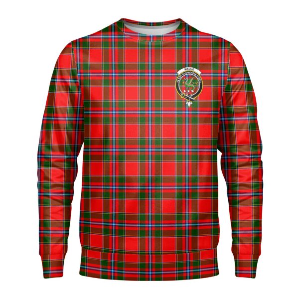 Maule Tartan Crest Sweatshirt Cheap