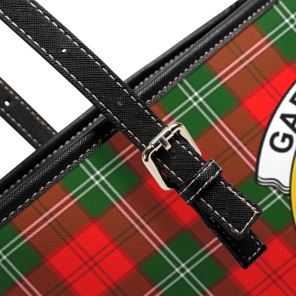 Gartshore Tartan Crest Leather Tote Bag Online Hot Sale - Image 5