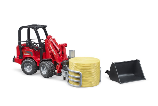 Schaffer Compact Loader with Hay on Sale - Image 2